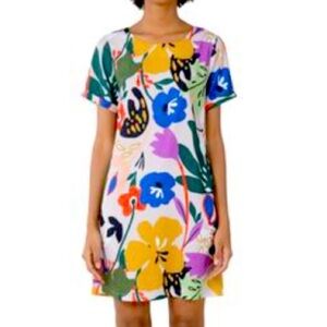 NWT Molly Bracken Lili Sidonio Tropical Floral Dress